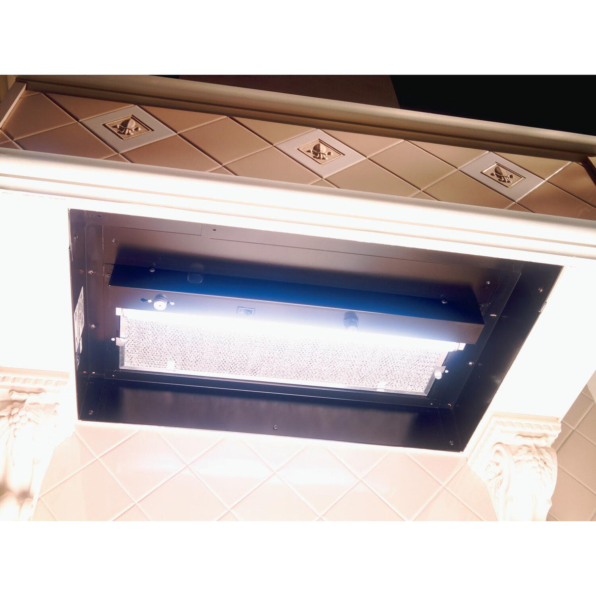 Broan® Custom 29-Inch Insert Range Hood Kit w/ Light, Black
