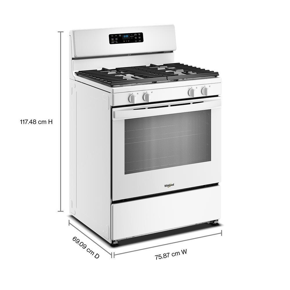 30-inch Gas Range with Crispy Mode and Dishwasher Safe Grates