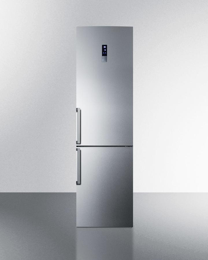 24" Wide Bottom Freezer Refrigerator With Icemaker