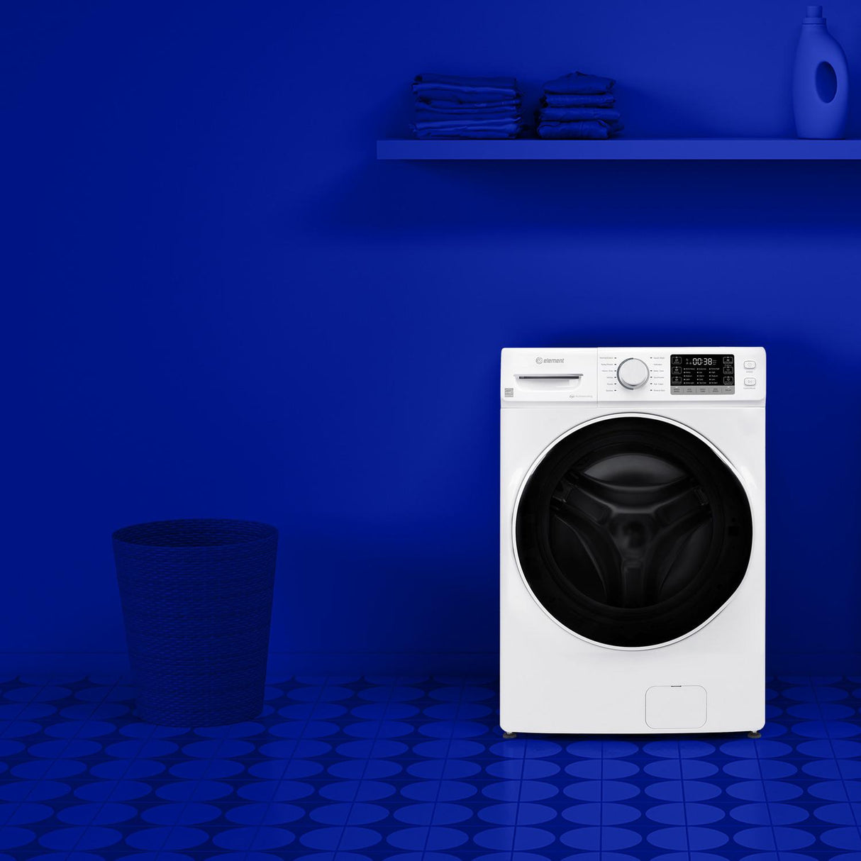 Element Electronics 4.5 cu. ft. Front Load Washing Machine - White (EFL4527BW)