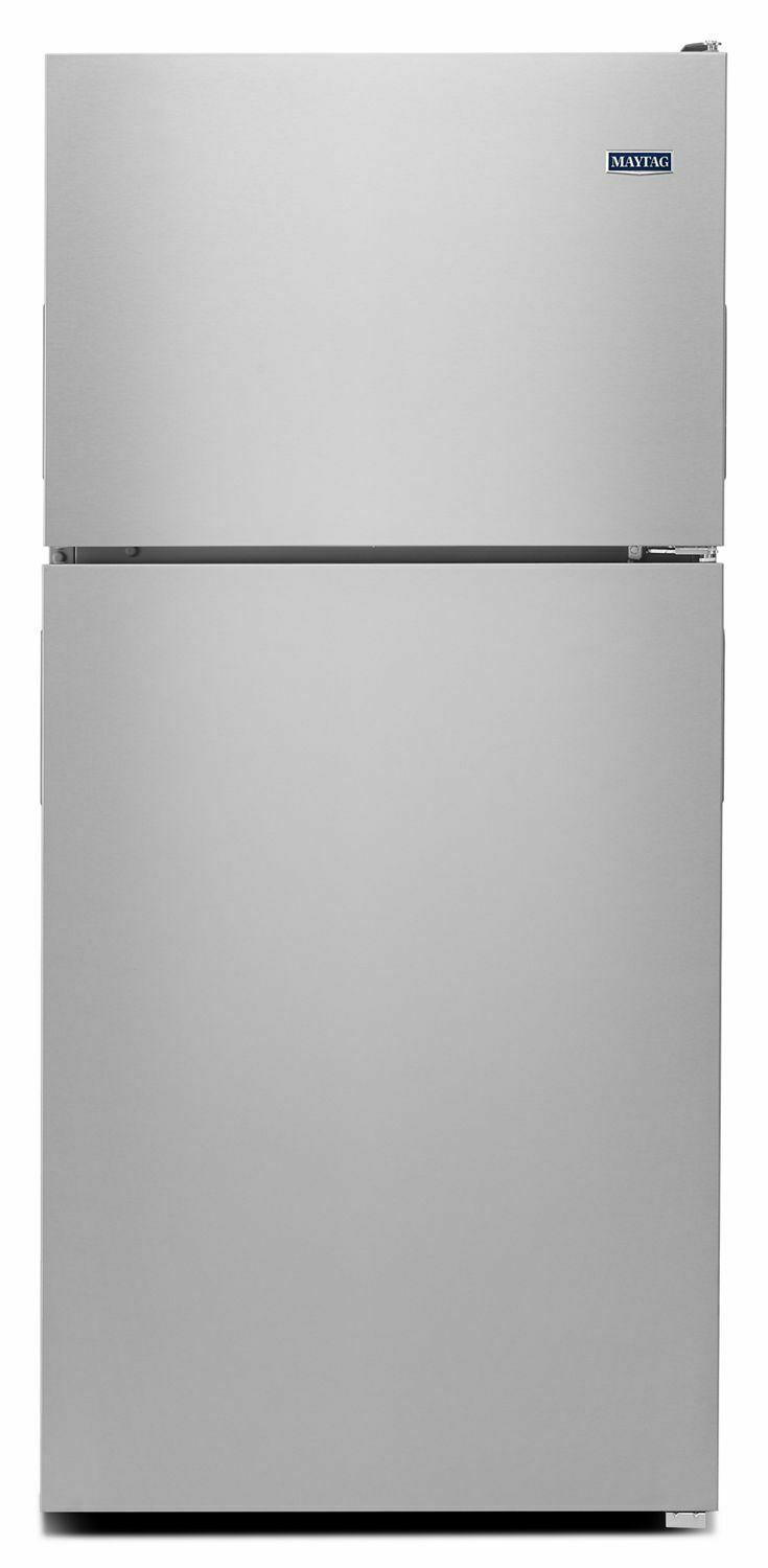 33-Inch Wide Top Freezer Refrigerator with PowerCold® Feature- 21 Cu. Ft. - Monochromatic Stainless Steel