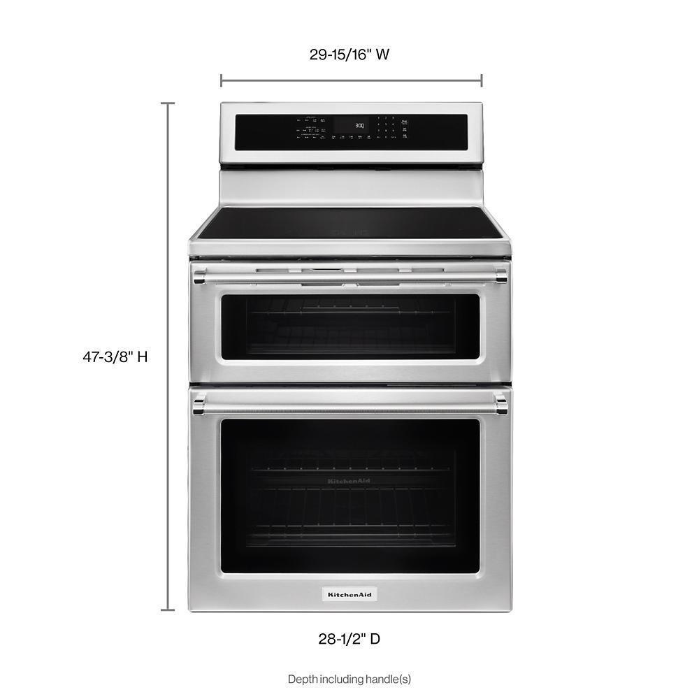 30-Inch 4-Element Induction Double Oven Convection Range