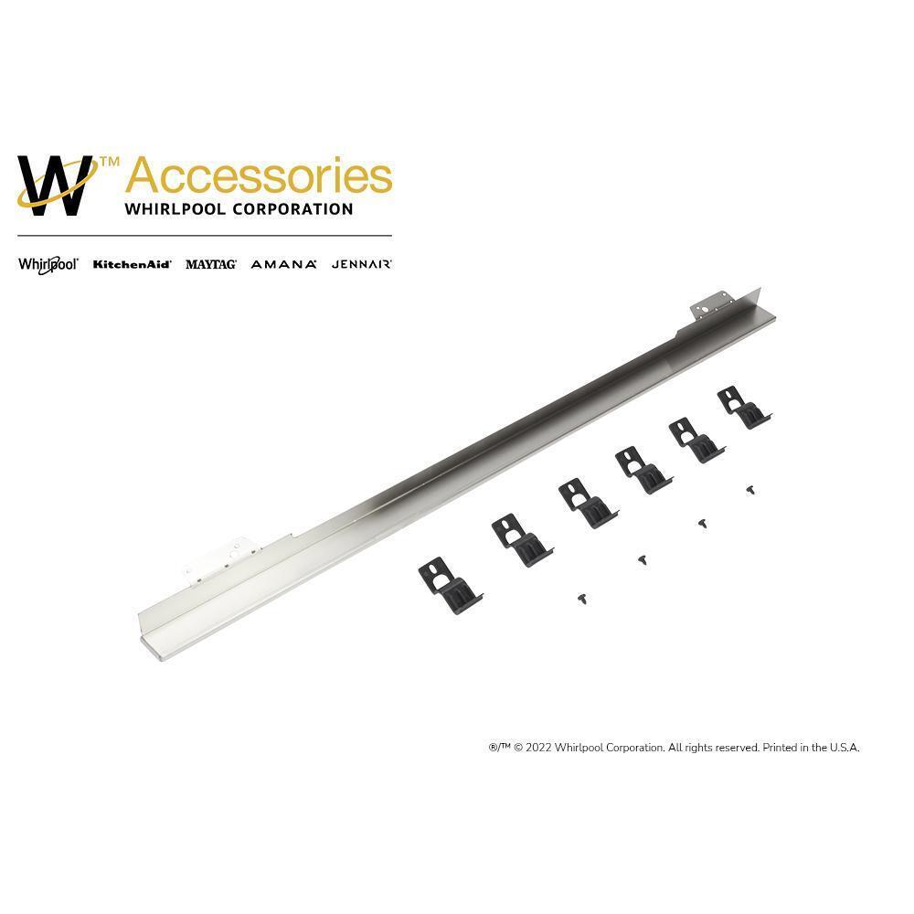 Built-In Range Flush Installation Trim Kit, Stainless Steel, fits JJW3430DS, JJW3430DP, JJW3830DS, and JJW3830DP