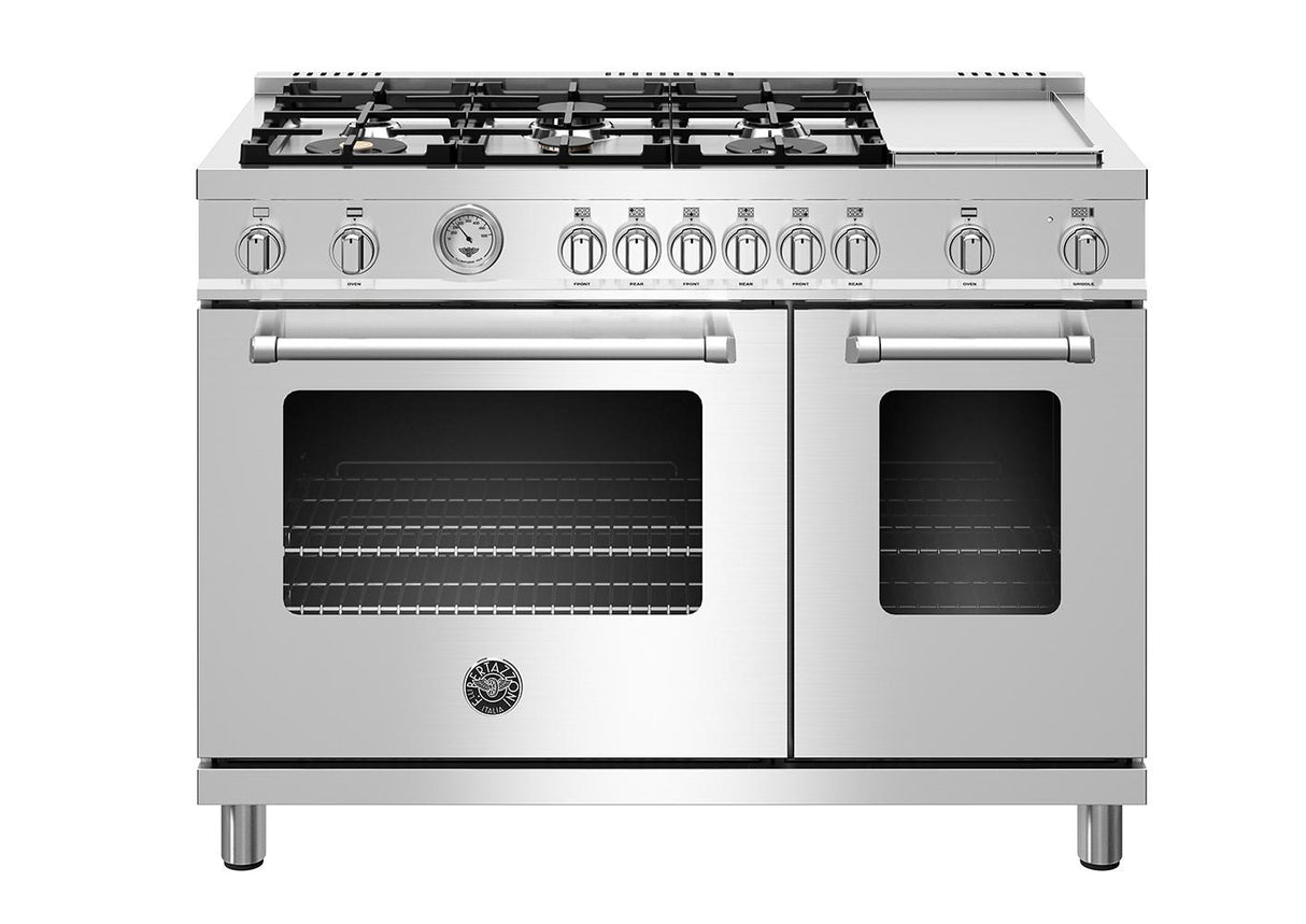 48" Master Series range - Gas Oven - 6 aluminum burners + griddle - LP version