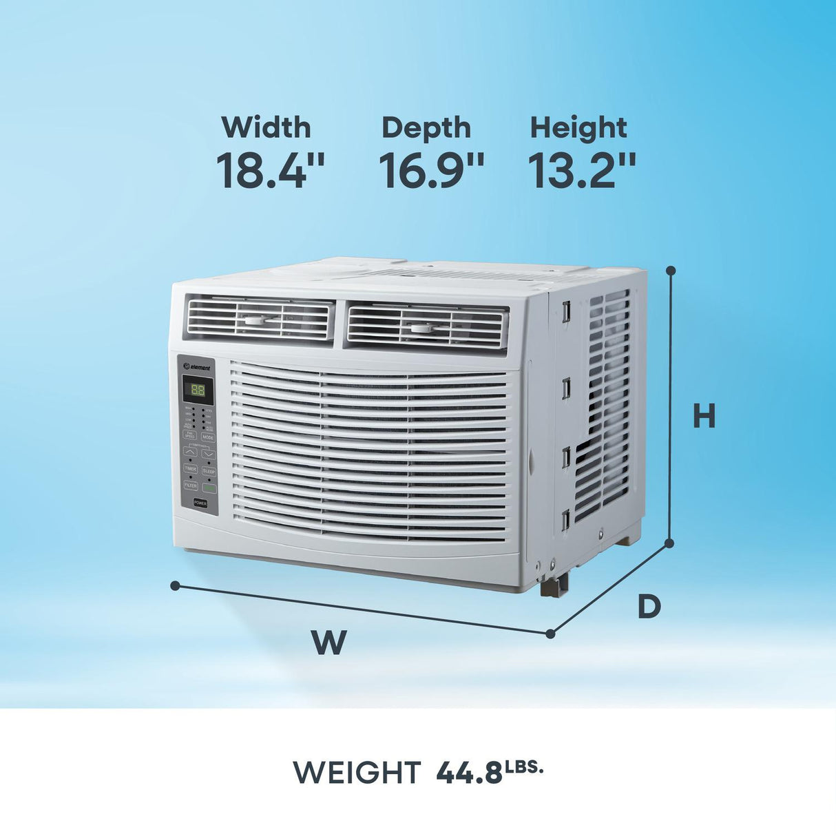 Element Electronics 8,000 BTU Window Air Conditioner - White (EWR08E)