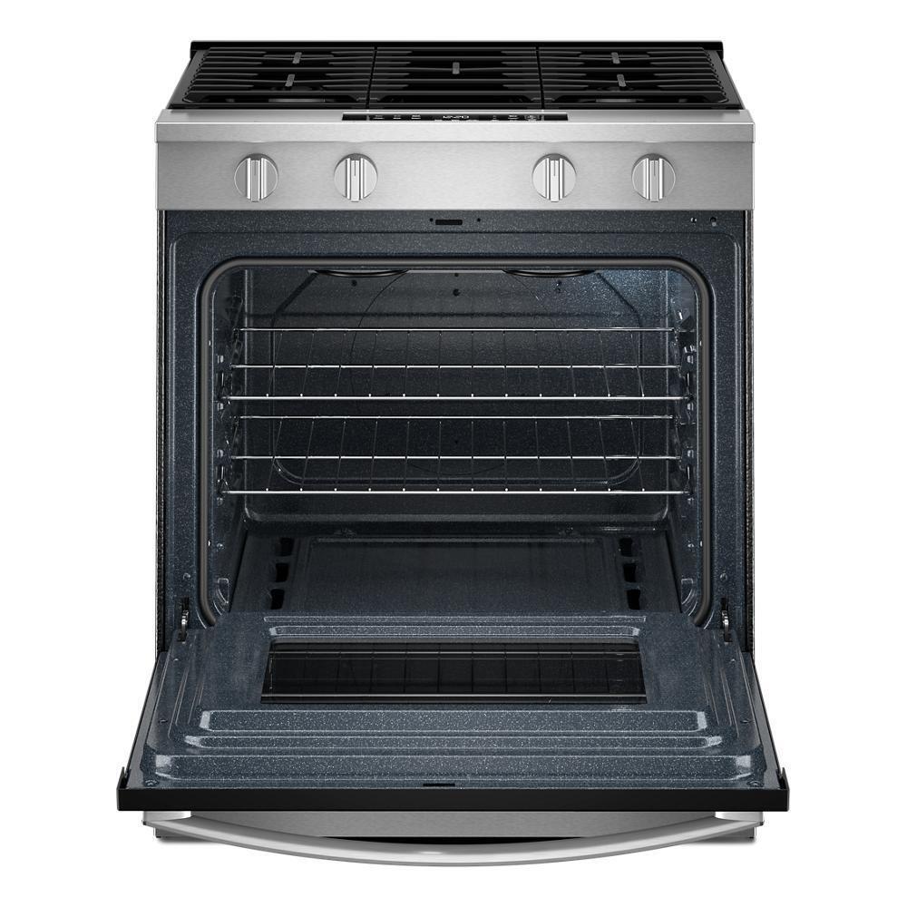 30-inch Gas Range with No Preheat and Slow Cook Modes