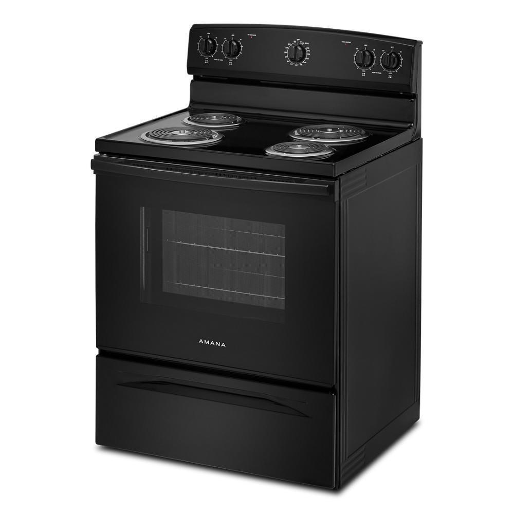 Amana® 30-Inch Electric Range with Extra-Large Oven Window