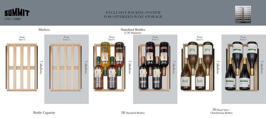 30" Wide Built-in Wine Cellar