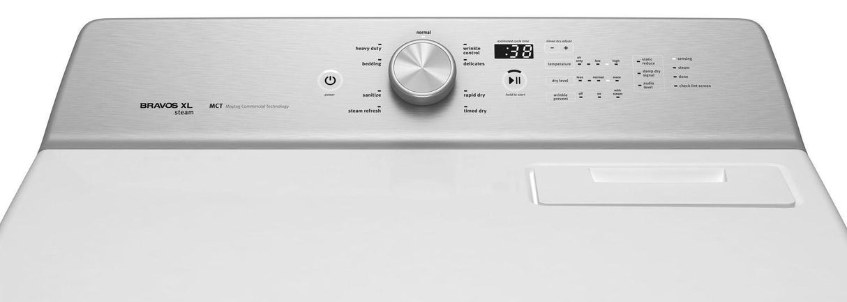 Large Capacity Electric Dryer with Steam-Enhanced Cycles - 7.0 cu. ft. White