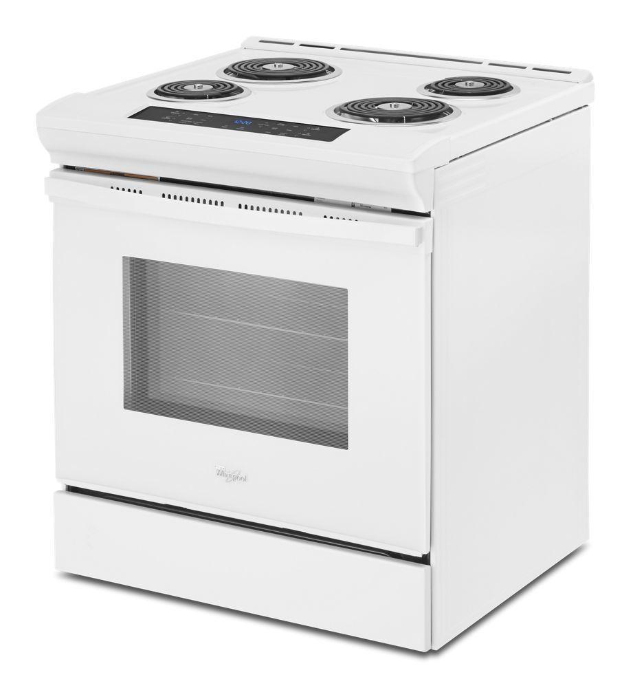 4.8 cu. ft. Guided Electric Front Control Coil Range