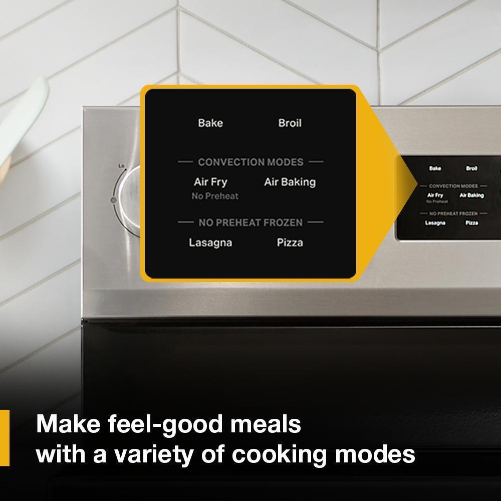 30-inch Gas Range with Air Cooking Technology and EZ-2-Lift™ Hinged Grates