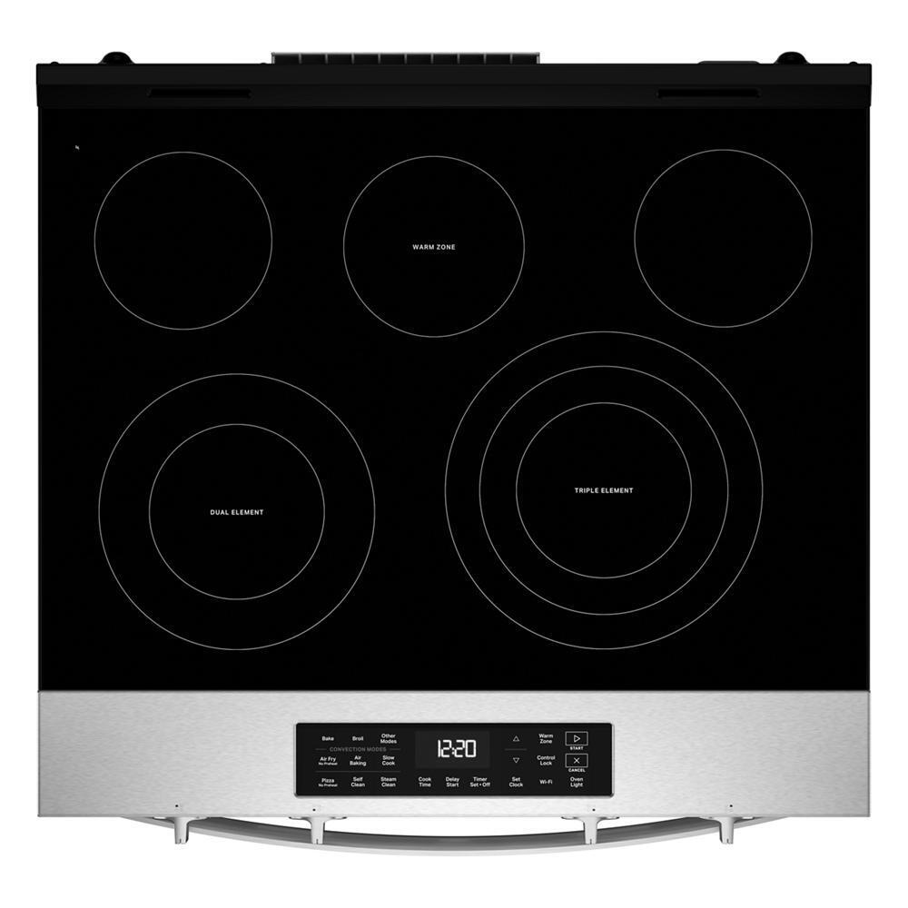 30-inch Electric Smart Range with Air Cooking Technology