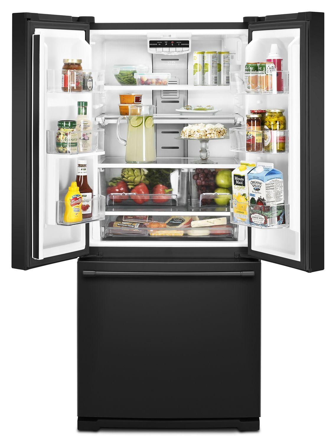 30-Inch Wide French Door Refrigerator - 20 Cu. Ft. Black