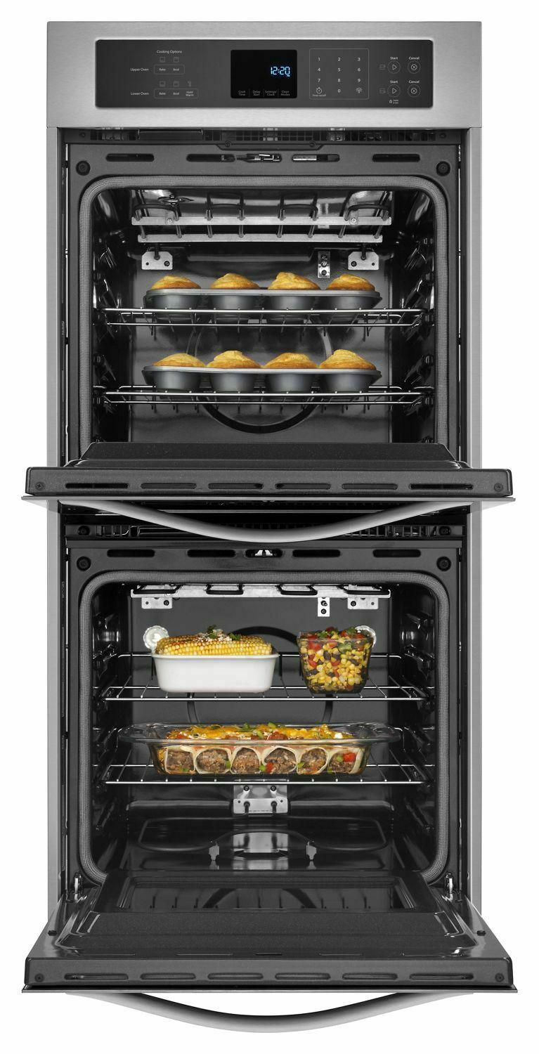 6.2 Cu. Ft. Double Wall Oven with High-Heat Self-Cleaning System - Stainless Steel
