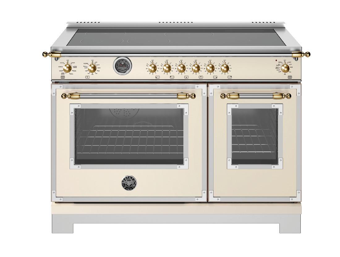 48" Heritage Series range - Electric self clean oven - 6 induction zones