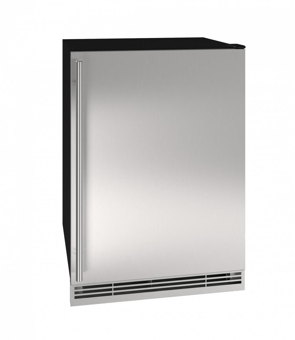 Hfz124 24" Convertible Freezer With Stainless Solid Finish (115v/60 Hz Volts /60 Hz Hz)