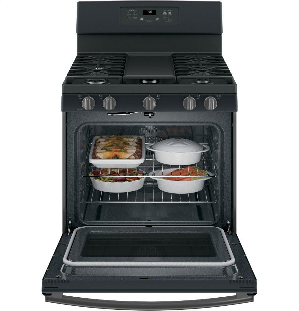 GE® 30" Free-Standing Gas Convection Range