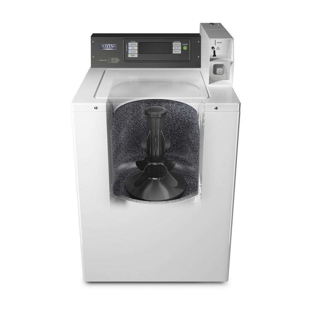 Commercial Top-Load Washer, Coin Drop Ready