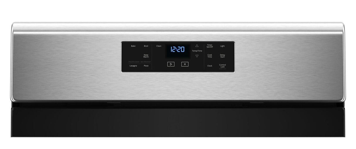 5.0 cu. ft. Freestanding Gas Range with Center Oval Burner Black-on-Stainless