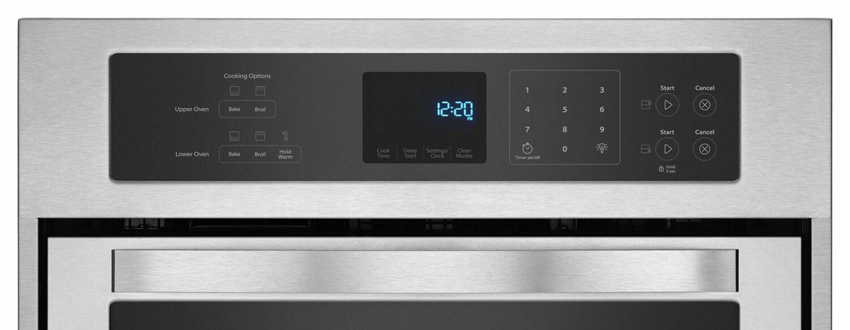 6.2 Cu. Ft. Double Wall Oven with High-Heat Self-Cleaning System - Stainless Steel