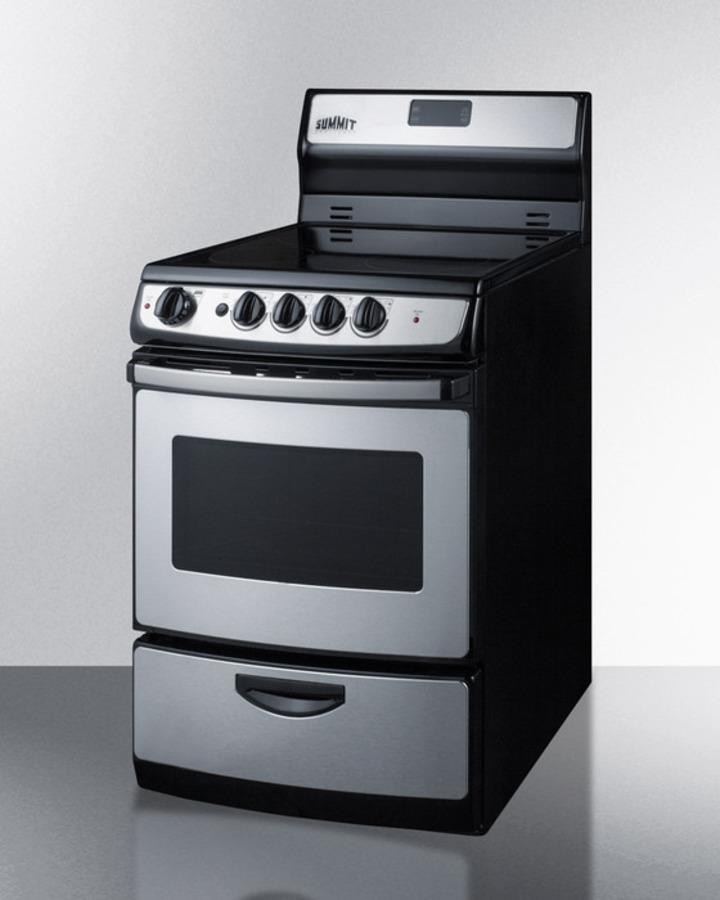 24" Wide Electric Smooth-top Range