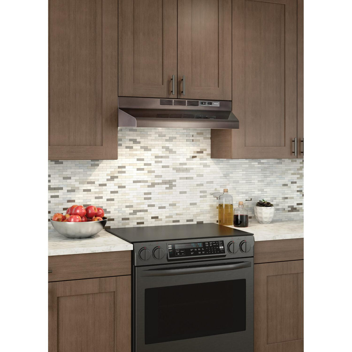 Broan-NuTone 30-Inch Convertible Under-Cabinet Range Hood, 230 Max Blower CFM, Black Stainless Steel
