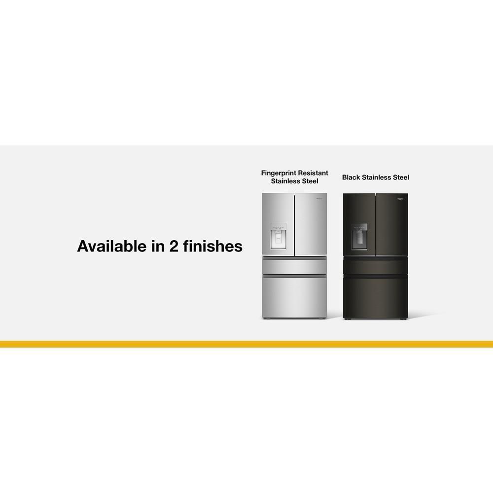 Whirlpool® 36-inch True Counter Depth 4-Door French Door Refrigerator with Nugget Ice - 22 cu. ft.