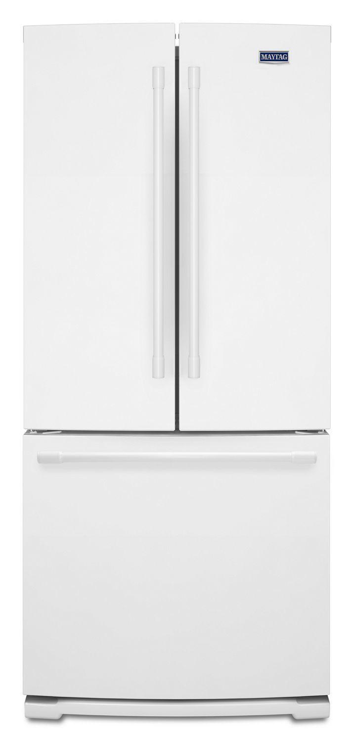 30-Inch Wide French Door Refrigerator - 20 Cu. Ft. White