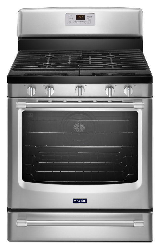 30-inch Wide Gas Range with Convection and Power Burner - 5.8 cu. ft.