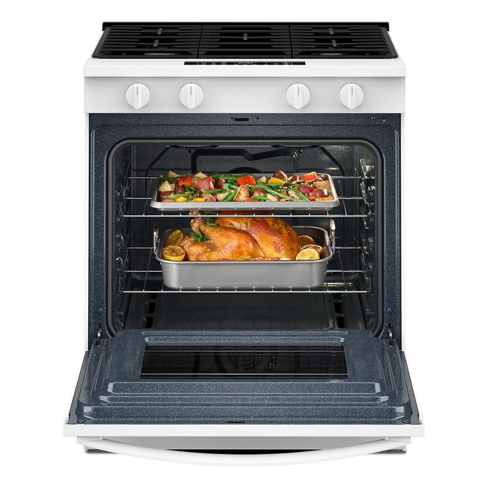 30-inch Gas Smart Range with Air Cooking Technology and Steam Clean