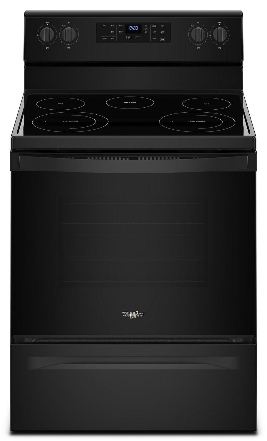 5.3 cu. ft. Freestanding Electric Range with Frozen Bake™ Technology - Black