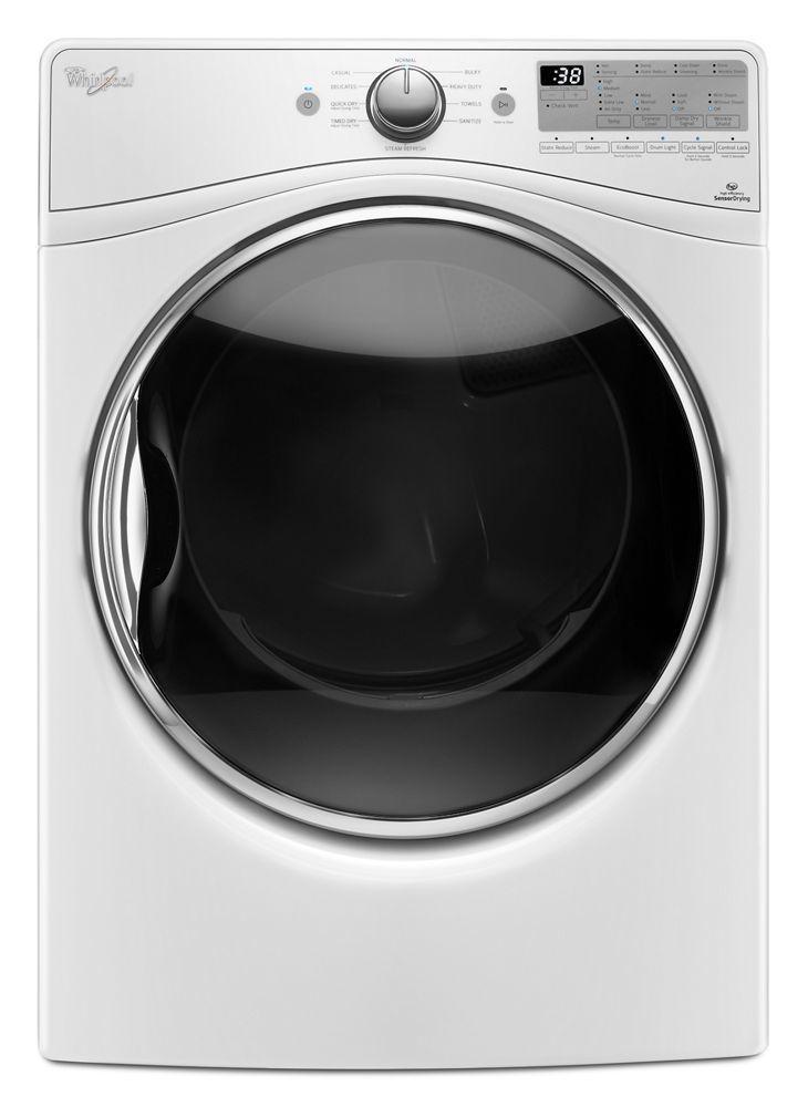 7.4 cu.ft Front Load Electric Dryer with Advanced Moisture Sensing, EcoBoost