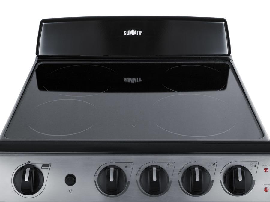 24" Wide Electric Smooth-top Range