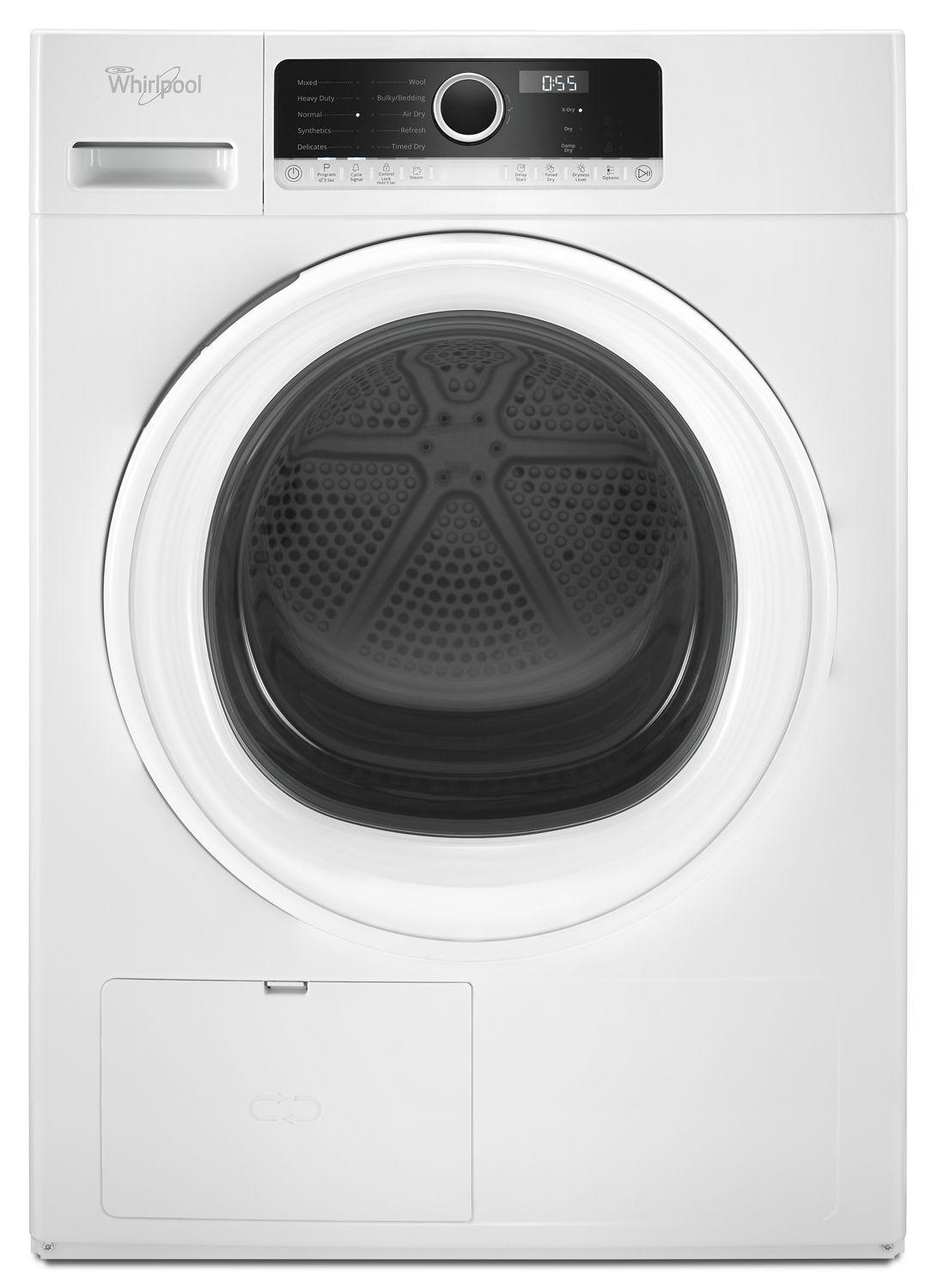 4.3 cu.ft Compact Ventless Heat Pump Dryer with Wrinkle Shield™ Option White
