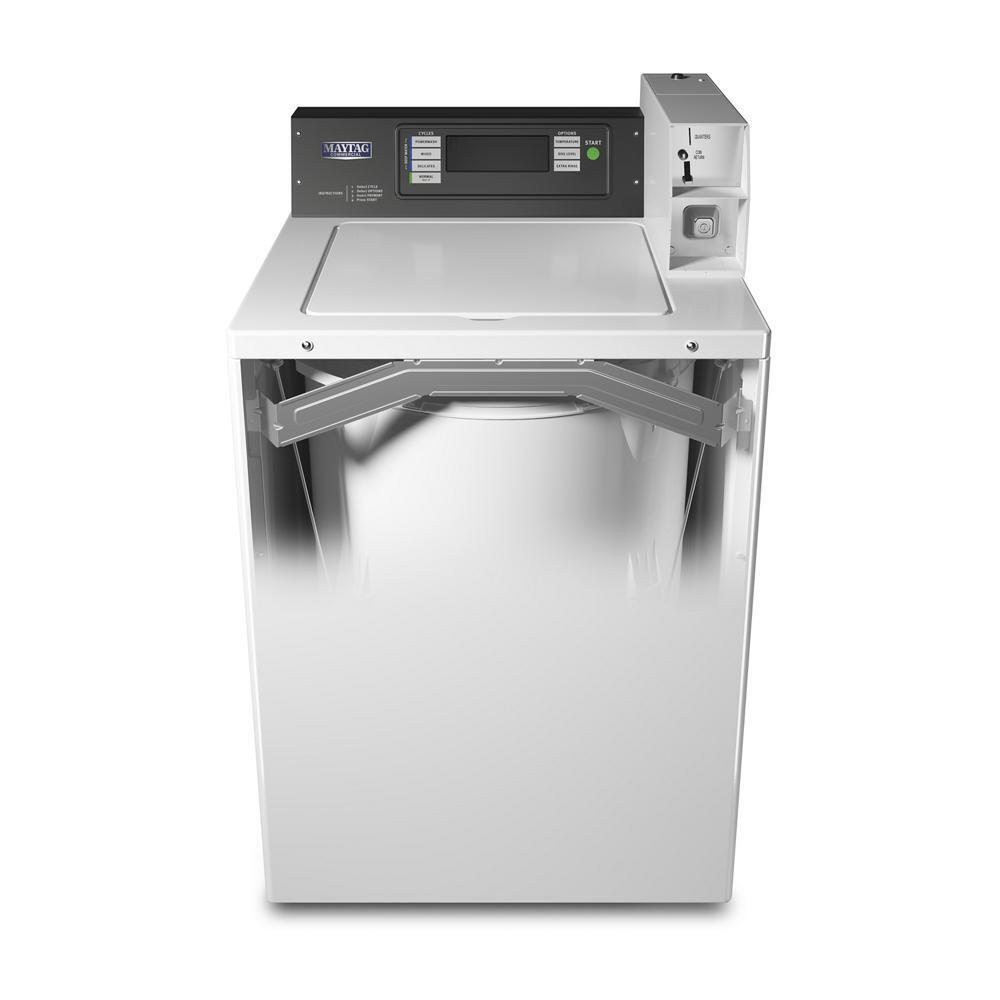 Commercial Top-Load Washer, Coin Drop Ready