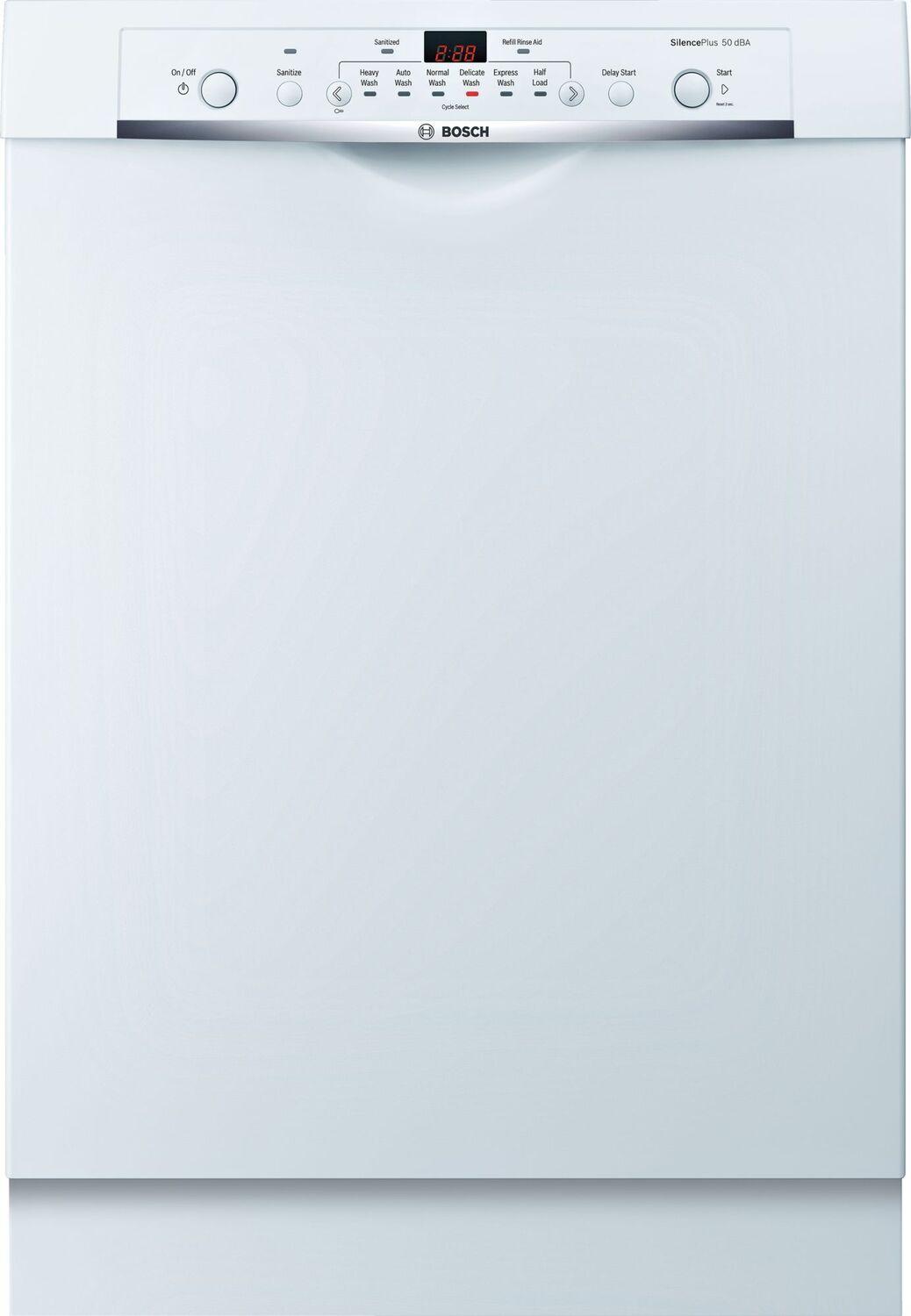 Ascenta Recessed Hndl, 6/2 Cycles, 50 dBA, Adj Rack - WH