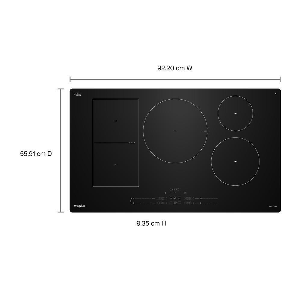 36" Intelligent Induction Cooktop with Temp Cook™ Technology and WipeClean™ Coating