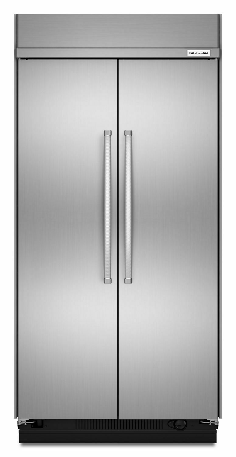 30.0 cu. ft 48-Inch Width Built-In Side by Side Refrigerator with PrintShield™ Finish - Stainless Steel with PrintShield™ Finish