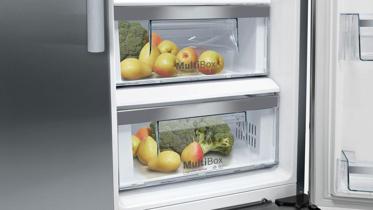 300 Series Freestanding Counter-Depth Side-by-Side Refrigerator 36'' Easy clean stainless steel B20CS30SNS