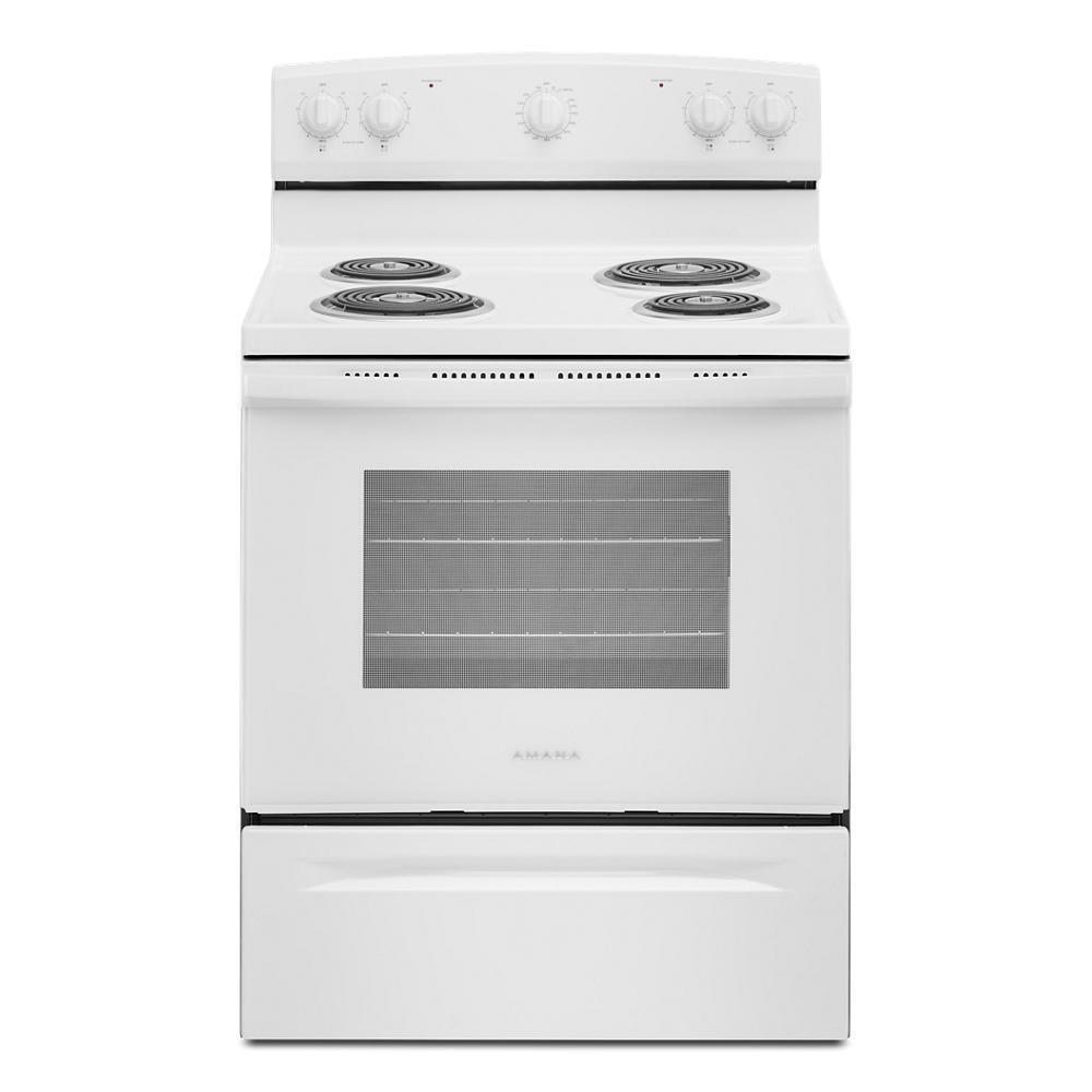 Amana® 30-Inch Electric Range with Extra-Large Oven Window