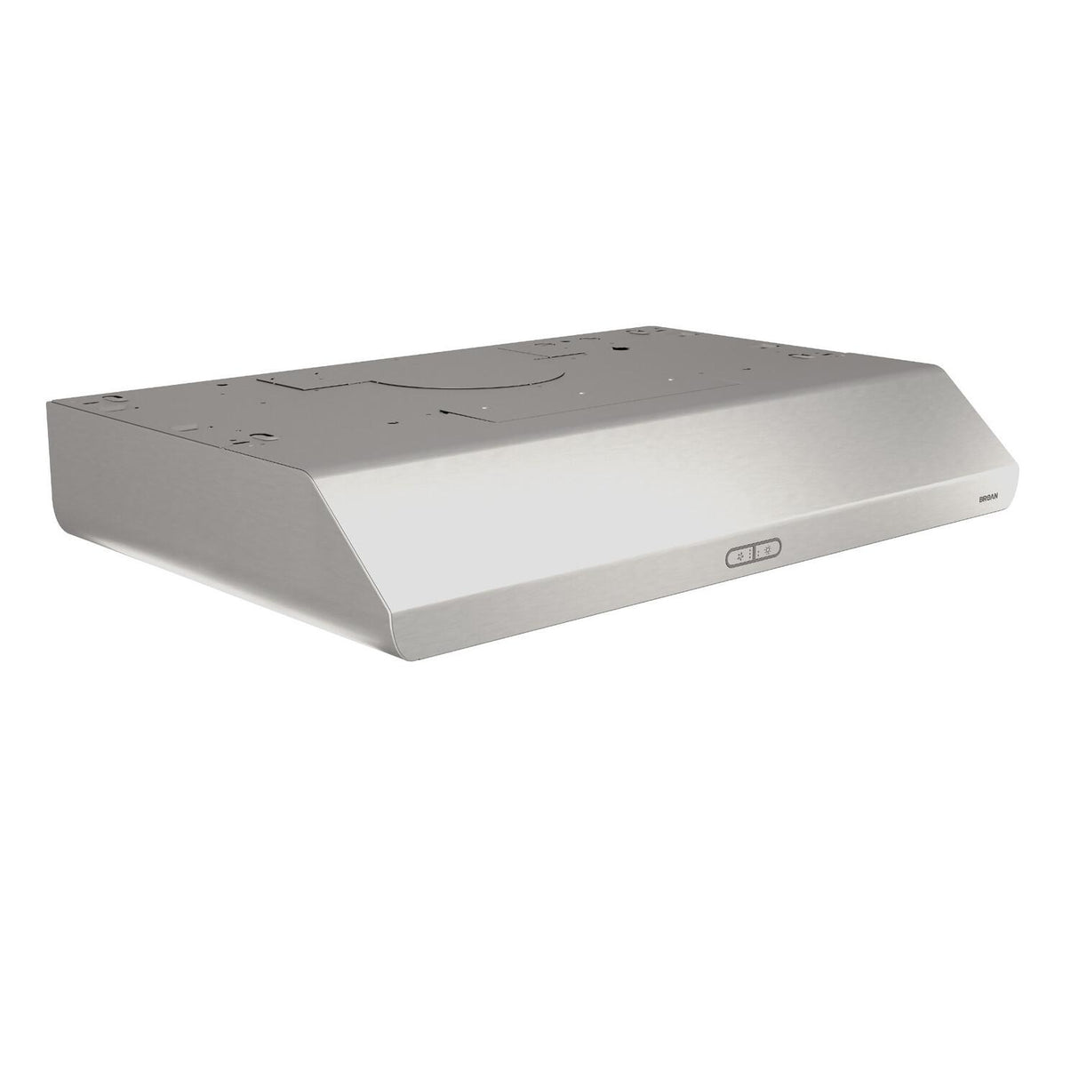 Broan® Sahale 30-Inch Convertible Under-Cabinet Range Hood, 375 Max Blower CFM, Stainless Steel