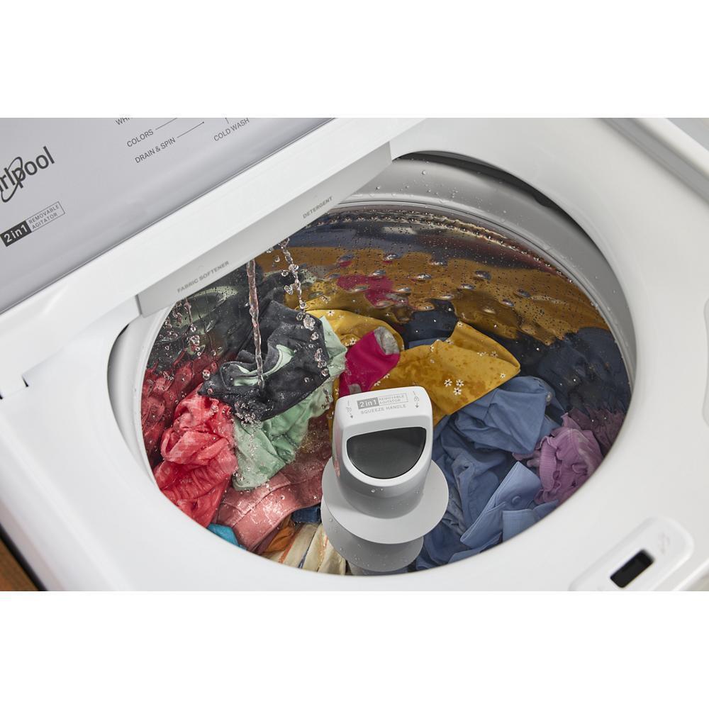 4.2 - 4.3 Cu. Ft. Whirlpool® Top Load Washer with 2-in-1 Removable Agitator