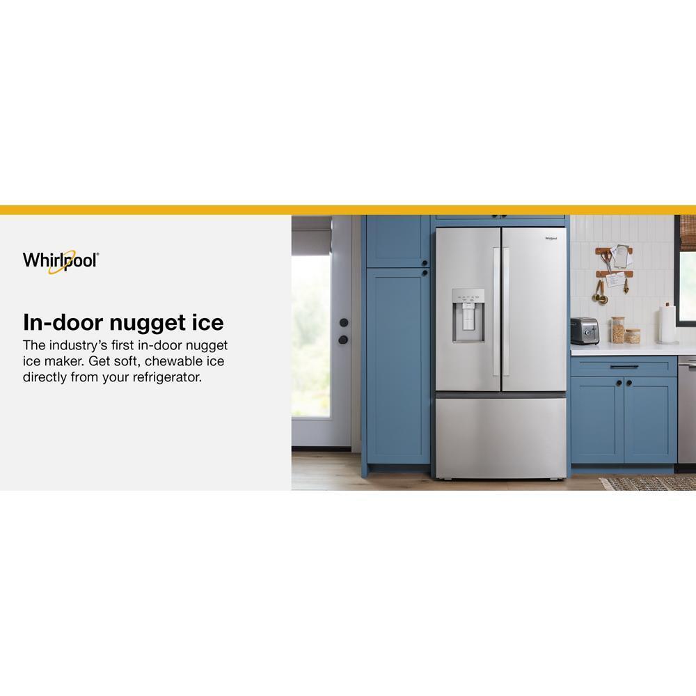 Whirlpool® 36-inch True Counter Depth 3-Door French Door Refrigerator with Nugget Ice - 23.4 cu. ft.