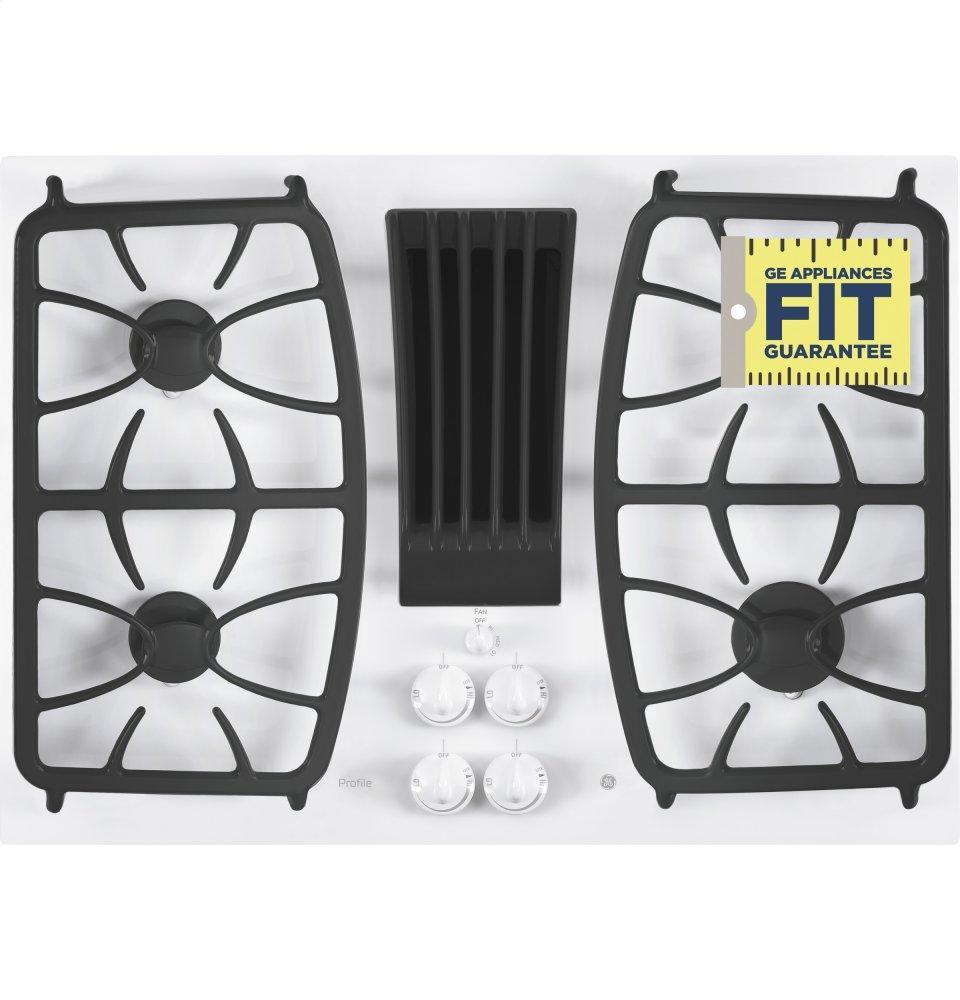 GE Profile™ 30" Built-In Gas Downdraft Cooktop