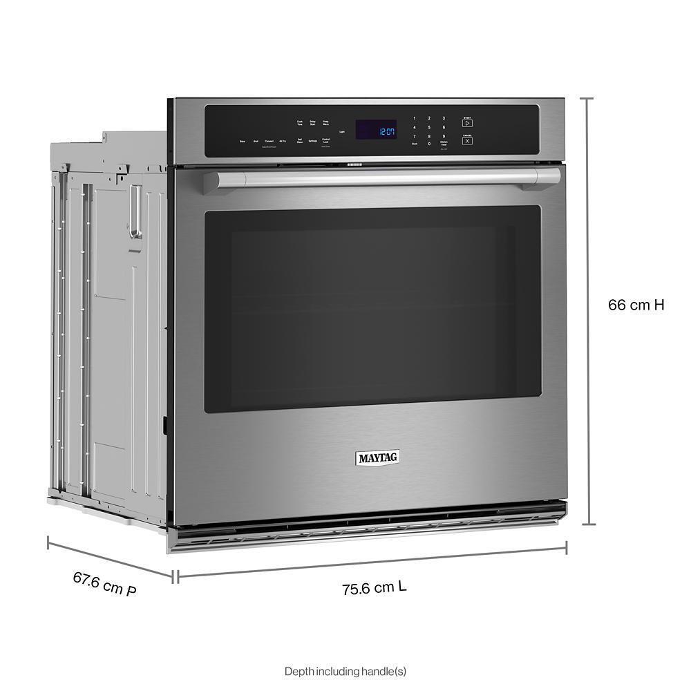 30-inch Single Wall Oven with Air Fry and Basket - 5.0 cu. ft.