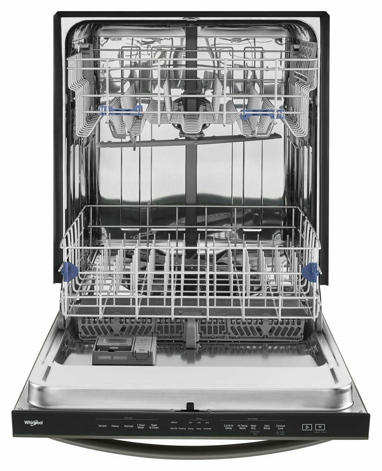 Stainless Steel Tub Dishwasher with TotalCoverage Spray Arm - Black Stainless