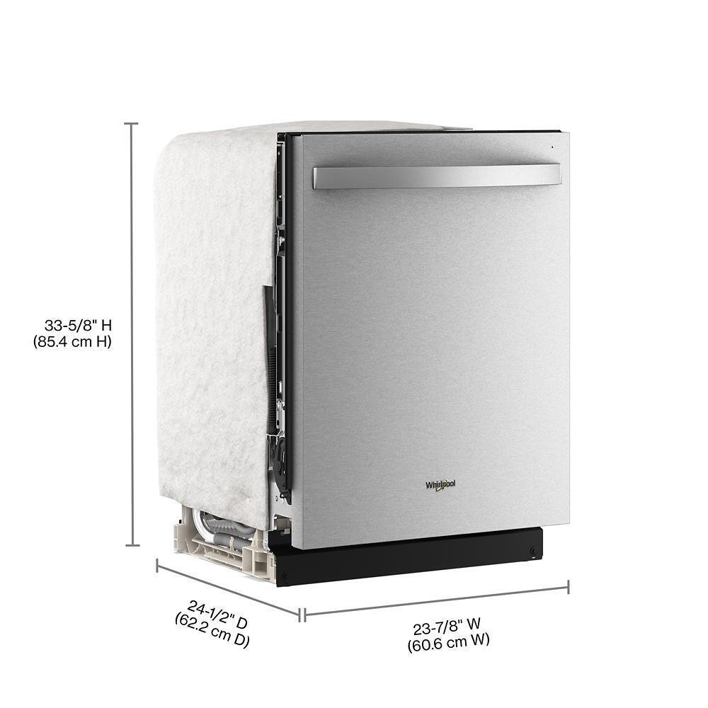 Whirlpool® 24-Inch Dishwasher with Total Coverage Wash Action and Auto Open Air Dry in Fingerprint Resistant Stainless Steel