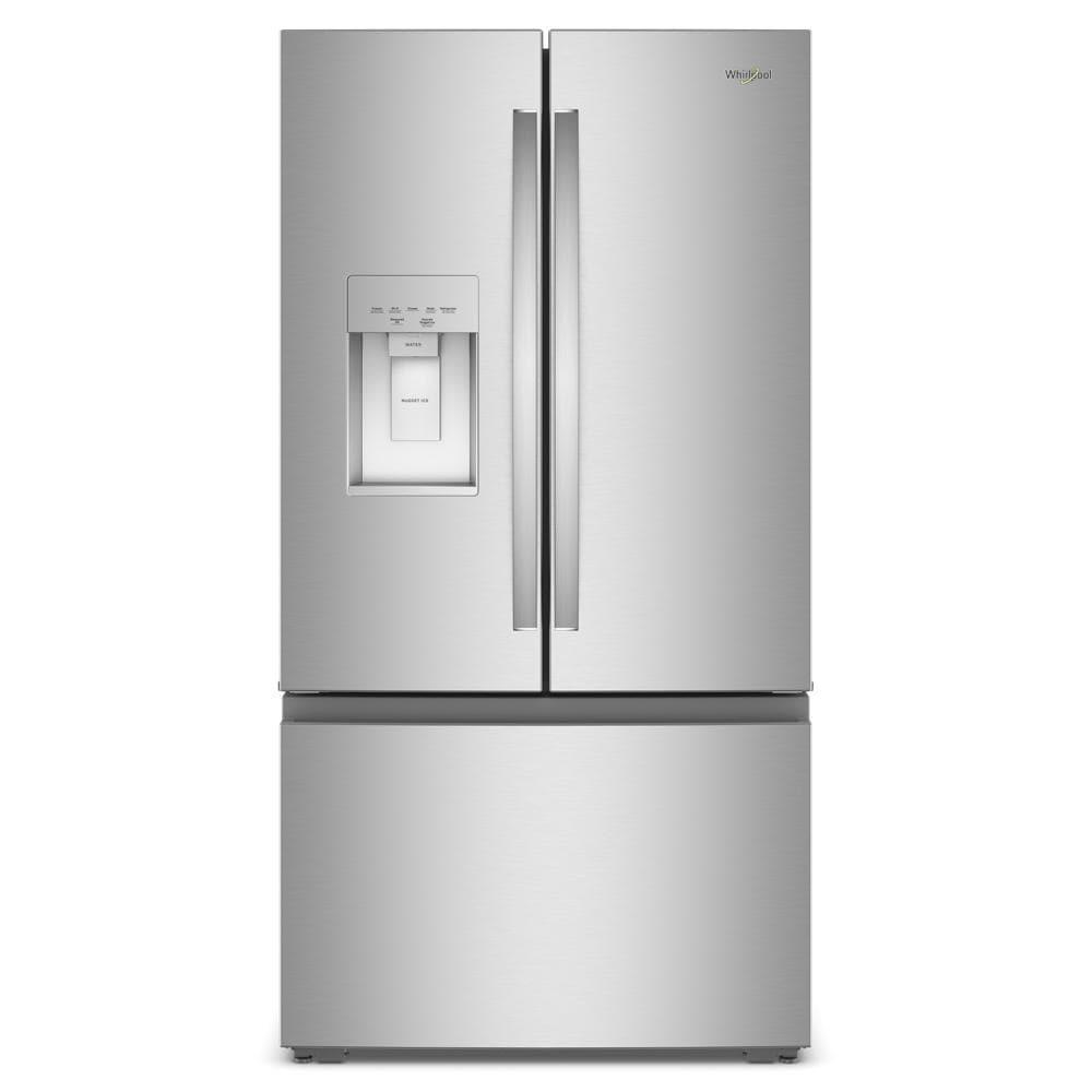 Whirlpool® 36-inch True Counter Depth 3-Door French Door Refrigerator with Nugget Ice - 23.4 cu. ft.