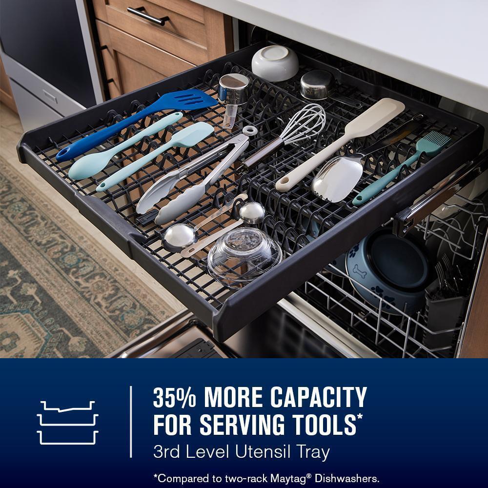 Third Rack Dishwasher with Rapid Sani Cycle