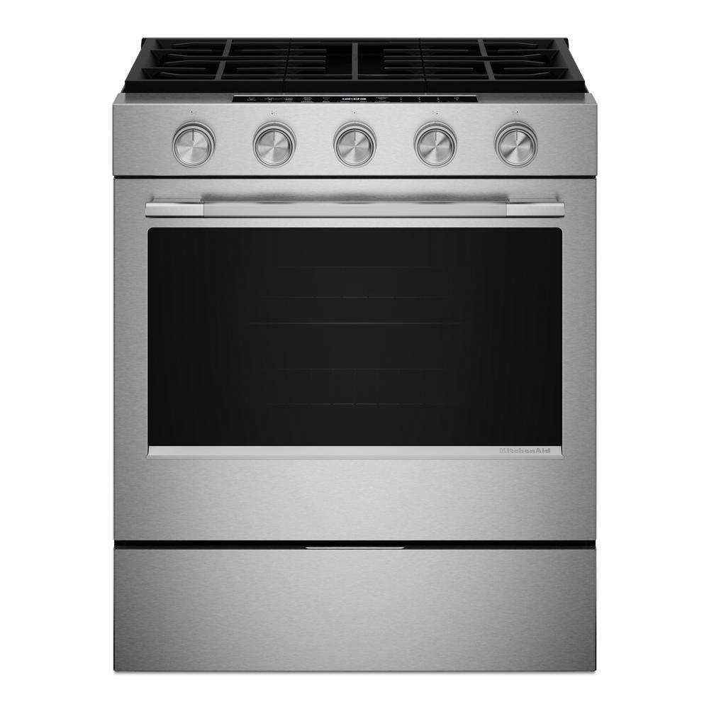 5.0 Cu. Ft. Smart Slide-in Gas Range with Convection Cooking Modes